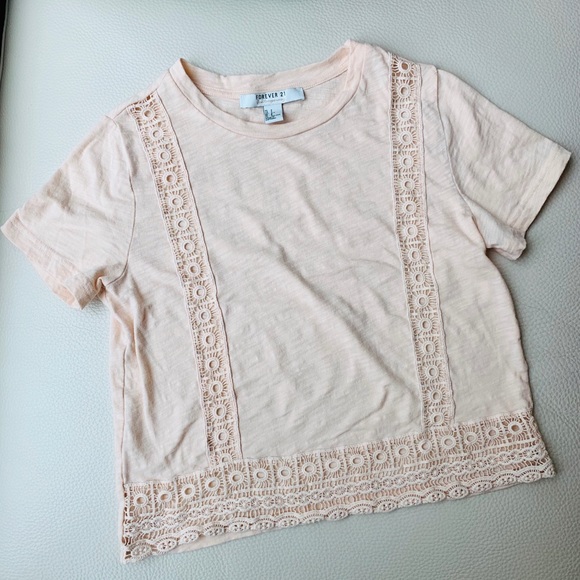 Forever 21 crochet top - Picture 1 of 4